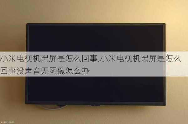 小米电视机黑屏是怎么回事,小米电视机黑屏是怎么回事没声音无图像怎么办