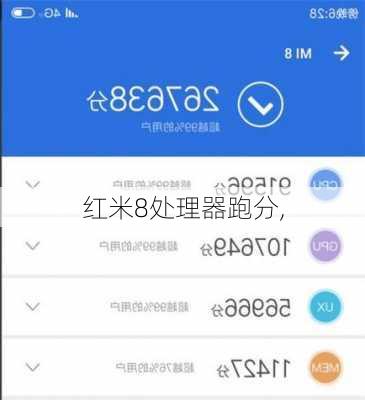 红米8处理器跑分,