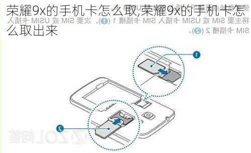 荣耀9x的手机卡怎么取,荣耀9x的手机卡怎么取出来