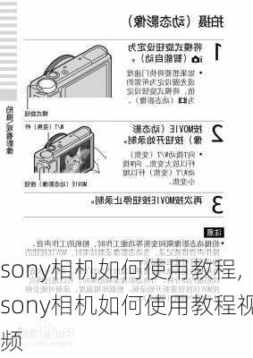 sony相机如何使用教程,sony相机如何使用教程视频