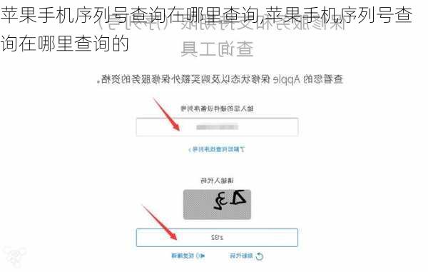 苹果手机序列号查询在哪里查询,苹果手机序列号查询在哪里查询的