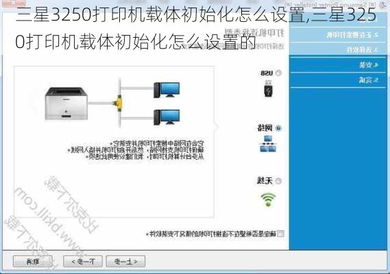 三星3250打印机载体初始化怎么设置,三星3250打印机载体初始化怎么设置的