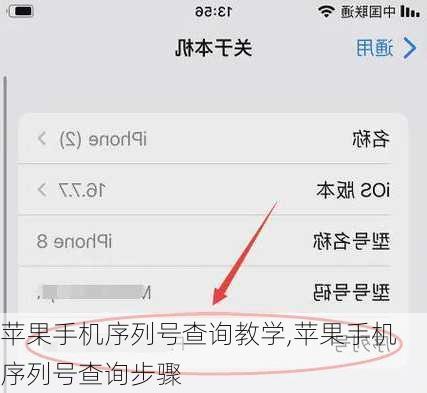 苹果手机序列号查询教学,苹果手机序列号查询步骤
