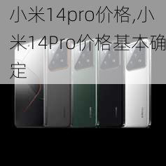 小米14pro价格,小米14Pro价格基本确定