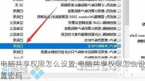 电脑共享权限怎么设置,电脑共享权限怎么设置密码