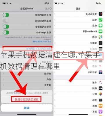 苹果手机数据清理在哪,苹果手机数据清理在哪里