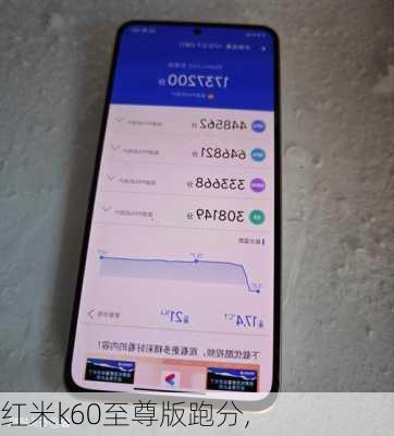 红米k60至尊版跑分,