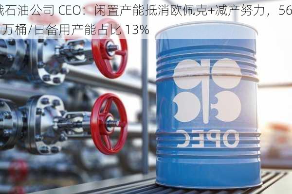 俄石油公司 CEO：闲置产能抵消欧佩克+减产努力，560 万桶/日备用产能占比 13%