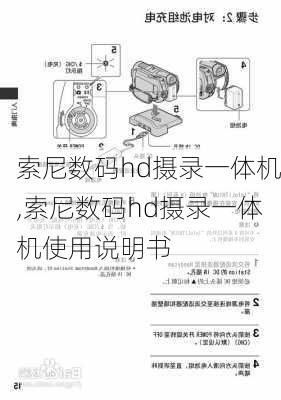 索尼数码hd摄录一体机,索尼数码hd摄录一体机使用说明书