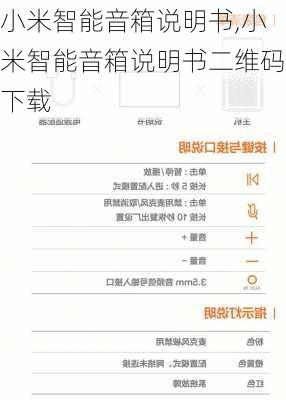 小米智能音箱说明书,小米智能音箱说明书二维码下载