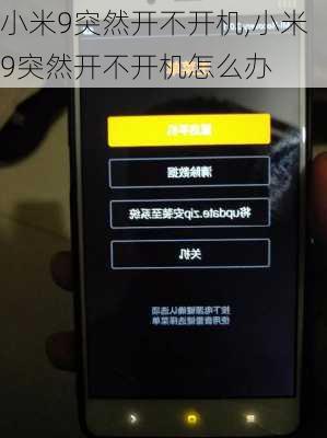 小米9突然开不开机,小米9突然开不开机怎么办