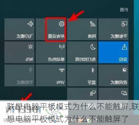 联想电脑平板模式为什么不能触屏,联想电脑平板模式为什么不能触屏了