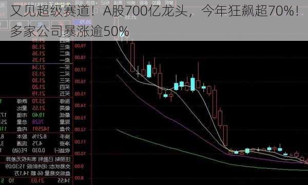 又见超级赛道！A股700亿龙头，今年狂飙超70%！多家公司暴涨逾50%