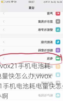 vivox21手机电池耗电量快怎么办,vivox21手机电池耗电量快怎么办啊