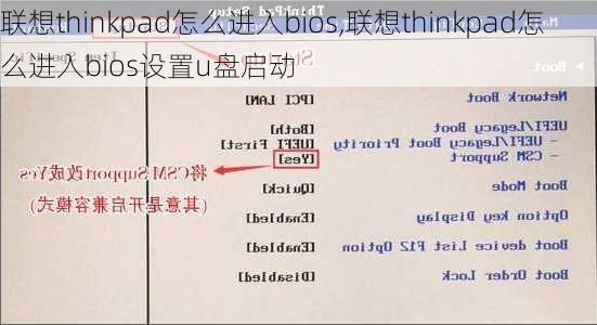 联想thinkpad怎么进入bios,联想thinkpad怎么进入bios设置u盘启动