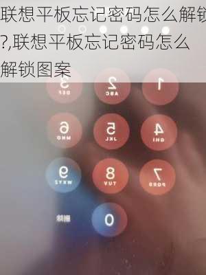 联想平板忘记密码怎么解锁?,联想平板忘记密码怎么解锁图案