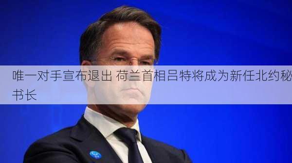 唯一对手宣布退出 荷兰首相吕特将成为新任北约秘书长