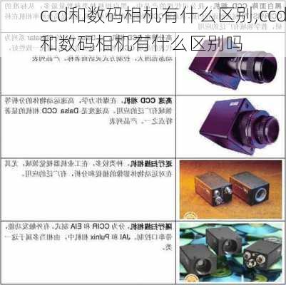 ccd和数码相机有什么区别,ccd和数码相机有什么区别吗