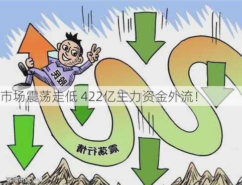 市场震荡走低 422亿主力资金外流！