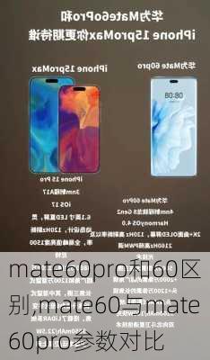 mate60pro和60区别,mate60与mate60pro参数对比