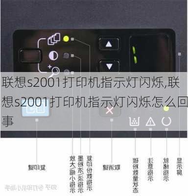 联想s2001打印机指示灯闪烁,联想s2001打印机指示灯闪烁怎么回事