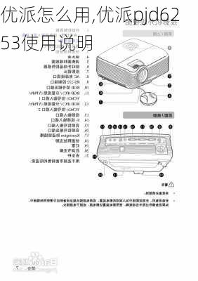 优派怎么用,优派pjd6253使用说明