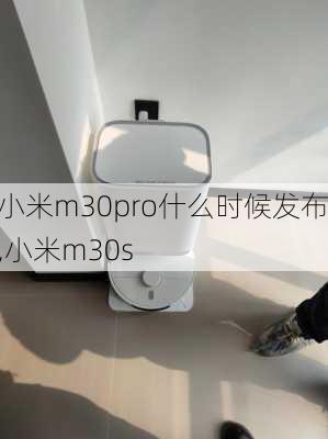 小米m30pro什么时候发布,小米m30s