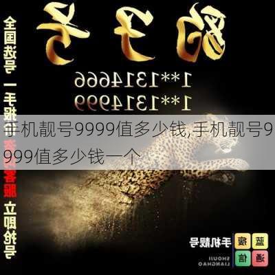 手机靓号9999值多少钱,手机靓号9999值多少钱一个