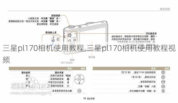 三星pl170相机使用教程,三星pl170相机使用教程视频