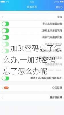 一加3t密码忘了怎么办,一加3t密码忘了怎么办呢