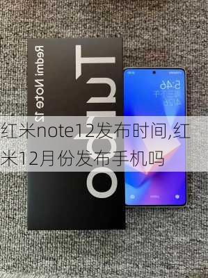 红米note12发布时间,红米12月份发布手机吗