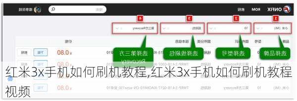 红米3x手机如何刷机教程,红米3x手机如何刷机教程视频