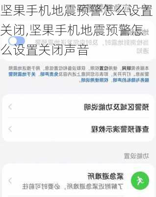 坚果手机地震预警怎么设置关闭,坚果手机地震预警怎么设置关闭声音