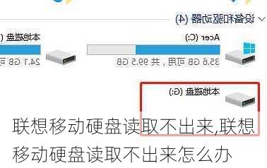 联想移动硬盘读取不出来,联想移动硬盘读取不出来怎么办