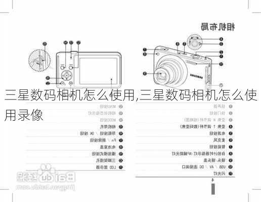 三星数码相机怎么使用,三星数码相机怎么使用录像