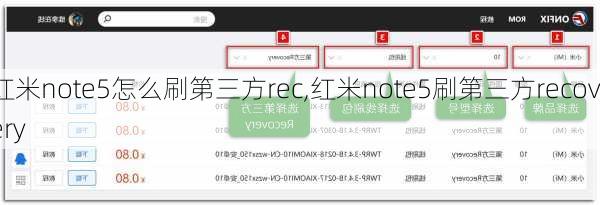 红米note5怎么刷第三方rec,红米note5刷第三方recovery