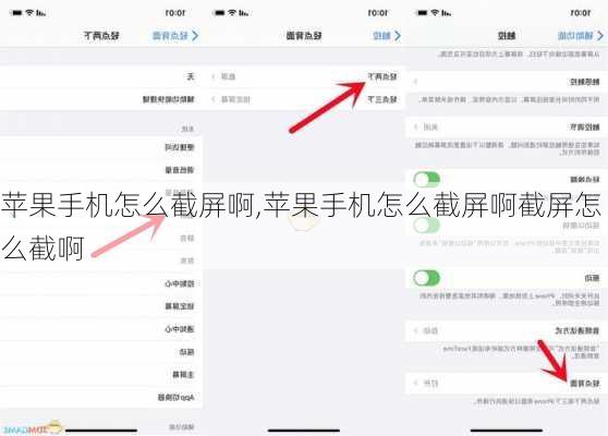 苹果手机怎么截屏啊,苹果手机怎么截屏啊截屏怎么截啊