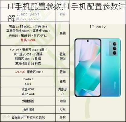t1手机配置参数,t1手机配置参数详解