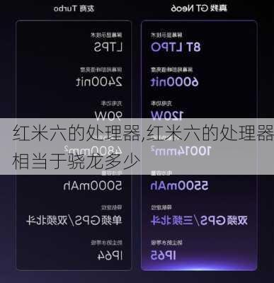 红米六的处理器,红米六的处理器相当于骁龙多少