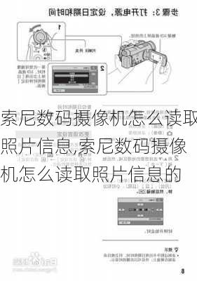 索尼数码摄像机怎么读取照片信息,索尼数码摄像机怎么读取照片信息的