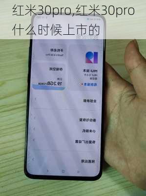 红米30pro,红米30pro什么时候上市的