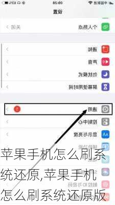 苹果手机怎么刷系统还原,苹果手机怎么刷系统还原版