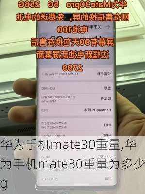 华为手机mate30重量,华为手机mate30重量为多少g