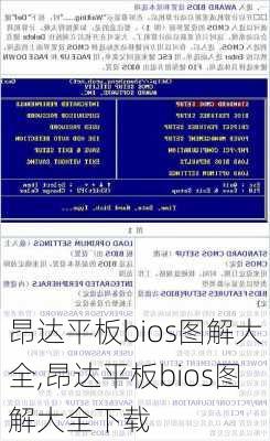 昂达平板bios图解大全,昂达平板bios图解大全下载