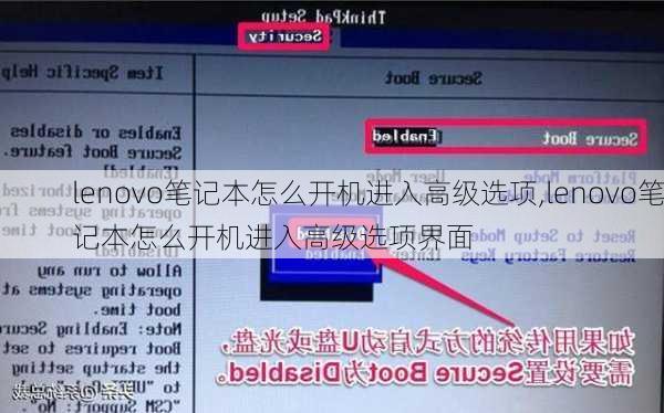 lenovo笔记本怎么开机进入高级选项,lenovo笔记本怎么开机进入高级选项界面