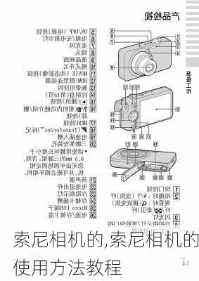 索尼相机的,索尼相机的使用方法教程