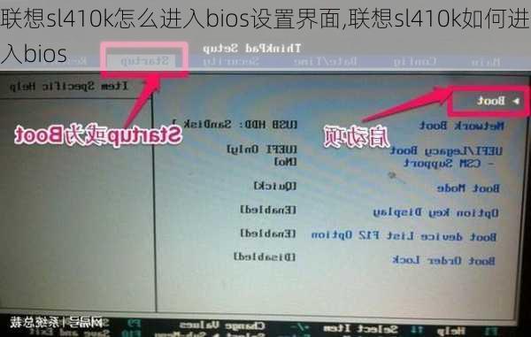 联想sl410k怎么进入bios设置界面,联想sl410k如何进入bios