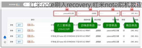 红米note刷入recovery,红米note刷机教程