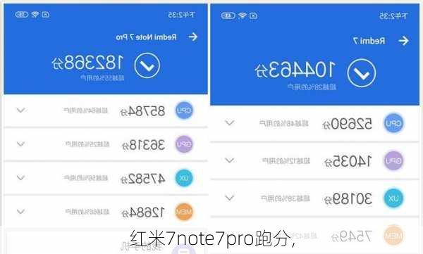 红米7note7pro跑分,