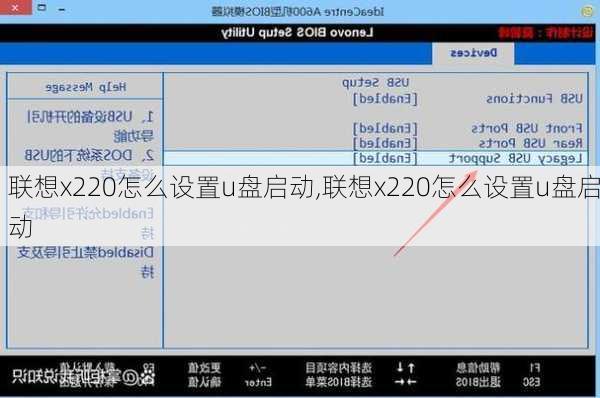 联想x220怎么设置u盘启动,联想x220怎么设置u盘启动